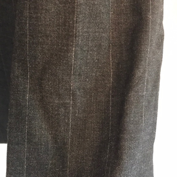 Theory size 4 charcoal blazer with silver stripes - Picture 2 of 4